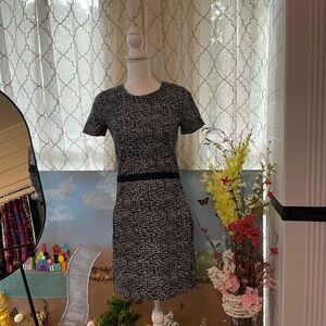 Elegant Black and White Pencil Skirt